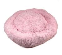 Actiaspet - Fluffy Donut Pet Bed | Washable Dog Cat Cushion in Multiple Colours (Pink, Extra Large)
