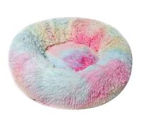 Actiaspet Fluffy Pet Bed Donut Rainbow Xs