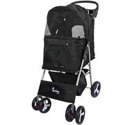 Actiaspet Foldable Pet Stroller Dog Cat Pushchair 15kg Multiple Colours
