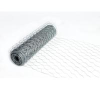 Actiaspet Galvanised Chicken Wire/mesh Fencing Netting For Rabbit Fence Garden 50mm X 60Cm X 50M (22G)