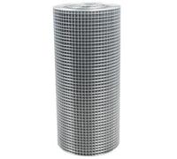 Actiaspet Galvanised Welded Wire Mesh For Aviary Hutches Fencing Run Coop 1/2In X 1/2In X 48In X 15M (19G)