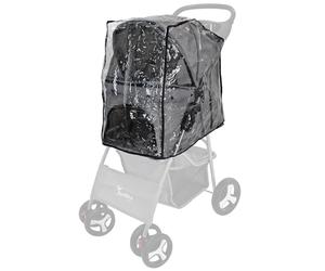 Actiaspet Grey Rain Cover for Pet Stroller