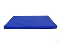 Actiaspet Heavy Duty Waterproof Dog Crate Bed with Hard Wearing 1000D Polyester Faux Leather Outer (Blue, Large)