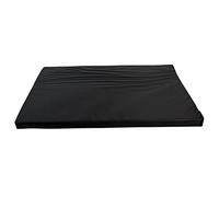 Actiaspet Heavy Duty Waterproof Dog Crate Bed with Hard Wearing 1000D Polyester Faux Leather Outer (Black, X Large)