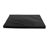 Actiaspet Heavy Duty Waterproof Dog Crate Bed with Hard Wearing 1000D Polyester Faux Leather Outer (Black, Large)