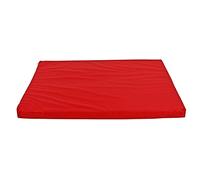 Actiaspet Heavy Duty Waterproof Dog Crate Bed with Hard Wearing 1000D Polyester Faux Leather Outer (Red, Large)