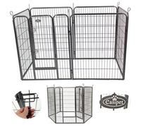 Actiaspet L 6 Panel Heavy Duty Play Pen Black