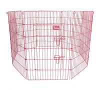 Actiaspet Large 8 Panel Pet Playpen Cage Pink