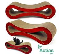 Actiaspet - Large Cardboard Corrugated Sofa Bed Cat Scratcher With Free Catnip