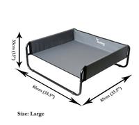 Actiaspet Large Elevated Pet Dog Bed Cat Raised Sides Camping Cot Indoor Outdoor Waterproof
