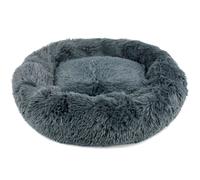 Fluffy Dog Bed in Dark Grey - Dark Grey / L