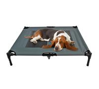 Actiaspet Large Grey Elevated Dog Bed Raised Cot