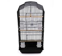 Actiaspet Large Metal Bird Cage Black With Swing