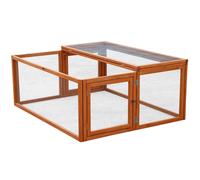 Actiaspet Large Wooden Rabbit Run Outdoor Pet Enclosure