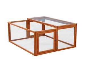 Actiaspet Large Wooden Rabbit Run Outdoor Pet Enclosure