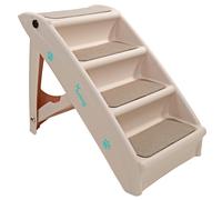Actiaspet Lightweight Foldable Pet Stairs Beige