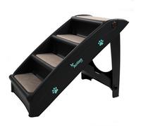 Actiaspet Lightweight Folding Pet Stairs Black
