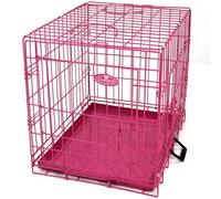 Actiaspet M 30Inch Foldable Pink Dog Cage