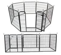 Actiaspet M 8 Panel Heavy Duty Play Pen Black