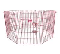 Actiaspet Medium 8 Panel Pet Playpen Cage Pink