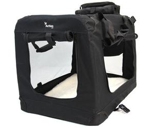 Actiaspet Medium Fabric Pet Travel Carrier Black