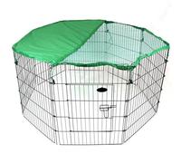 Actiaspet - Pet Run Sunshield Cover, Polyester Protection for 8-Panel Metal Runs | Machine Washable