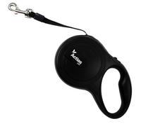 Actiaspet Retractable Dog Lead Training Pet Leash 5M Max 25Kgs Extendable Black