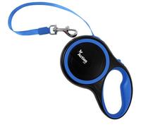 Actiaspet Retractable Dog Lead Training Pet Leash 5M Max 25Kgs Extendable Blue
