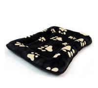 Actiaspet S 24Inch Pawprint Pet Bed Black/tan