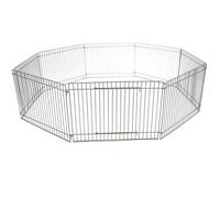 Actiaspet - Small Animal Playpen | 8-Panel Metal Enclosure with Door, 33 x 23 cm Panels