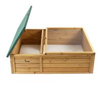 Actiaspet Tortoise Wooden Run & Shelter - Small Pet Animal Wooden Hide