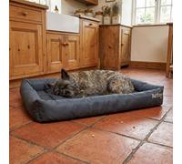 Actiaspet Waterproof Dog Crate Bed Grey Large