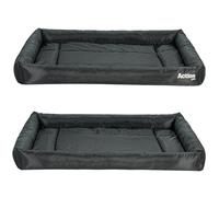 Actiaspet Waterproof Dog Crate Bed Non-Slip Base Multiple Sizes (Black, Extra Large)