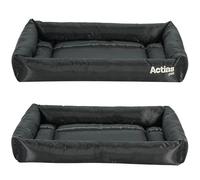 Actiaspet Waterproof Dog Crate Bed Non-Slip Base Multiple Sizes (Black, Medium)