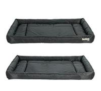 Actiaspet Waterproof Dog Crate Bed Non-Slip Base Multiple Sizes (Black, XX Large)