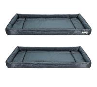Actiaspet Waterproof Dog Crate Bed Non-Slip Base Multiple Sizes (Grey, XXX Large)
