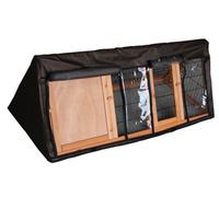 Actiaspet Wooden Triangle Rabbit Hutch With Cover