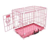 Actiaspet Xs 20Inch Foldable Pink Dog Cage