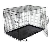 Actiaspet Xxl 48Inch Foldable Black Dog Cage