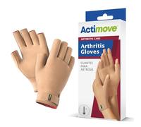Actimove Arthritis Care Arthritis Gloves | Beige, Medium, Drug-Free Pain Management for Aching Fingers and Hands, Overuse or Repetitive Syndromes, Left or Right Wear