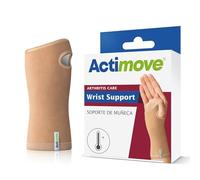 Actimove® ARTHRITIS CARE Wrist Support - Light Compression Support and Therapeutic Warmth For Wrist Arthritis - Heat-Retaining Ceramic Fibre Yarns - Beige, Large