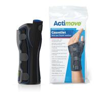 Actimove Professional Line Gauntlet Wrist and Thumb Stabiliser, Right/Left Hand, Black, Large