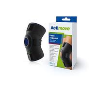 Actimove SPORTS EDITION Knee Support Open Patella Adjustable - Secure Protection - Ideal for Walking and Hiking - Black, Universal Size