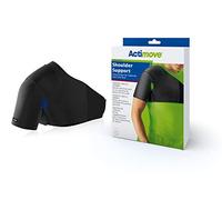 Actimove - Sports Edition - Shoulder Support - For Pain Relief & Shoulder Support - Built-in Pocket for Optional Hot/Cold Pack - Latex & Neoprene Free - Small
