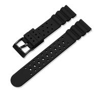 ACTINPANT 1pc 20mm 22mm Strap For Black Green Aqua Ghost Dive Watch Sport Waterproof Replacement(Black02,20mm)