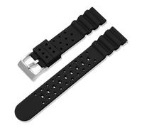 ACTINPANT 1pc 20mm 22mm Strap For Black Green Aqua Ghost Dive Watch Sport Waterproof Replacement(Black01,20mm)