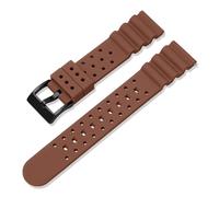 ACTINPANT 1pc 20mm 22mm Strap For Black Green Aqua Ghost Dive Watch Sport Waterproof Replacement(Brown02,22mm)