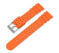 ACTINPANT 1pc 20mm 22mm Strap For Black Green Aqua Ghost Dive Watch Sport Waterproof Replacement(Orange01,20mm)