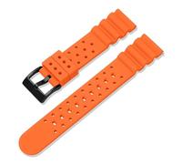 ACTINPANT 1pc 20mm 22mm Strap For Black Green Aqua Ghost Dive Watch Sport Waterproof Replacement(Orange02,20mm)
