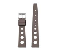 ACTINPANT 1pc 20mm 22mm Universal Fluoro Rubber Strap For X Swatch MooSwatch Soft Sport Waterproof Bracelet For IWC Watch Band(Brown,20mm)